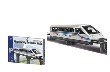 Εικόνα της ΠΑΖΛ Charmland 3D "Magnetic train" Υ10x42x7εκ. 50 τεμαχίων