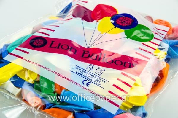 ΜΠΑΛΟΝΙΑ ΧΥΜΑ  Νο R72 ΤΙΜΗ 1 ΤΕΜ  (ΣΑΚ/72ΤΕΜ)