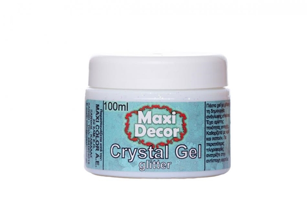 ΠΑΣΤΑ CRYSTAL GEL GLITTER  MAXI DECOR 100ml