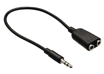 Picture of ΑΝΤΑΠΤΟΡΑΣ AUDIO 3.5mm MALE to 2X3.5mm FEMALE POWERTECH CAB-J029