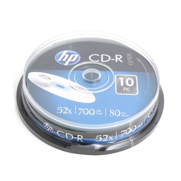 Εικόνα της CD-R HP 700ΜΒ Χ52 cake 10τεμ.