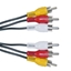 Εικόνα της ΚΑΛΩΔΙΟ POWERTECH 3xRCA Male/3xRCA Male (red, white, yellow) 5m