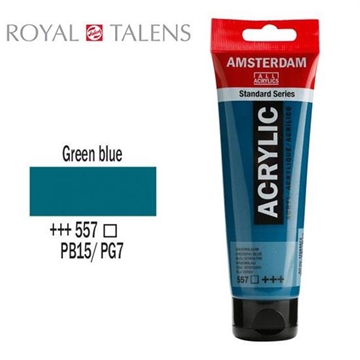 Εικόνα της ΑΚΡΥΛΙΚΟ ΧΡΩΜΑ AMSTERDAM 120ml GREEN BLUE σωληνάριο N557