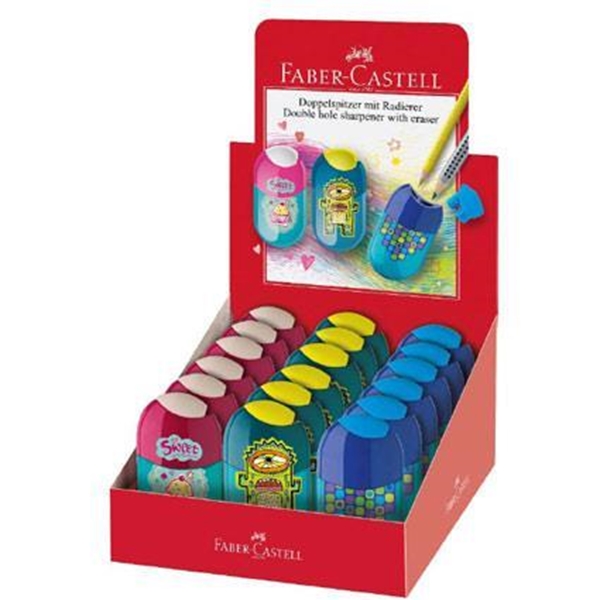 ΞΥΣΤΡΑ ΒΑΡΕΛΑΚΙ FABER CASTEL ΔΙΠΛΗ TREND ΜΠΛΕ-ΚΙΤΡΙΝΟ 183519