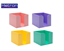 ΚΥΒΟΣ ΠΛΑΣΤΙΚΟΣ ΓΙΑ ΧΑΡΤΑΚΙΑ ΣΗΜΕΙΩΣΕΩΝ 8Χ10Χ10ΕΚ. ΠΑΣΤΕΛ ΧΡΩΜΑΤΑ