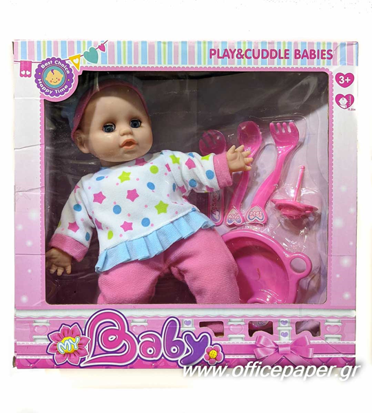 ΜΩΡΟ ΣΕ ΚΟΥΤΙ LOVELY ΡΟΖ  17X15X24cm  ΜΕ ΗΧΟ Ν2388