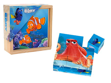 ΠΑΖΛ ΞΥΛΙΝΟ ΣΕ ΚΟΥΤΙ 6 ΣΧΕΔΙΑ ΣΕ 1 DORY 11X11X4.5EK.