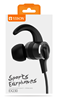 ΑΚΟΥΣΤΙΚΑ YISON Sports earphones με μικρόφωνο EX230, 10mm, 1.2m, μαύρο