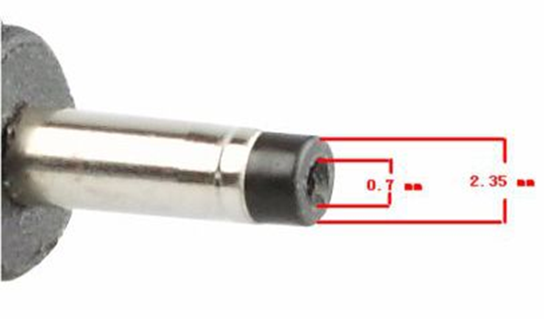 ΒΥΣΜΑ ΤΡΟΦΟΔΟΤΙΚΟΥ POWERTECH  M21 - ASUS 19V/2.1A (120W Max) 2.35x0.7mm