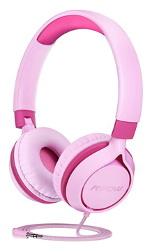 ΑΚΟΥΣΤΙΚΑ MPOW headphones για παιδιά Che1 BH385A, noise limit, 3.5mm, ροζ