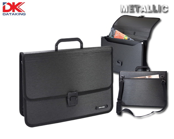 ΤΣΑΝΤΑ ΕΓΓΡΑΦΩΝ DATA KING A4 3 ΘΕΣΕΩΝ 28Χ36Χ12εκ. ΜΑΥΡΟΣ 754.03B-MB