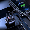 ΑΝΑΜΕΤΑΔΟΤΗΣ FM-TRANSMITER USAMS με οθόνη CC143, 2x USB/USB-C/micro SD, BT, οθόνη, 50W, μαύρο