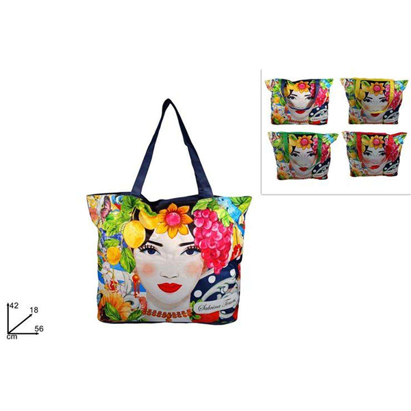 ΤΣΑΝΤΑ ΠΑΡΑΛΙΑΣ 56X42X18cm ΠΡΟΣΩΠΟ GABRINA TENORI