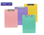 ΠΙΝΑΚΙΔΑ ΠΙΑΣΤΡΑ ΠΛΑΣΤΙΚΗ ΜΟΝΗ Α4 21Χ29εκ. PASTEL 4 ΧΡΩΜΑΤΑ 2020