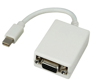 ΑΝΤΑΠΤΟΡΑΣ POWERTECH Mini Displayport (M) σε VGA 15pin (F), λευκός