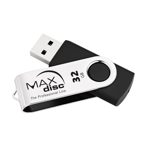 MNHMH USB MAX DISK 32GB USB 2.0 BLACK MD910