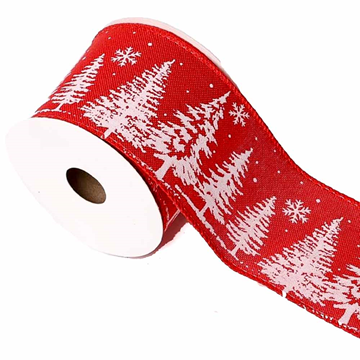 ΚΟΡΔΕΛΑ ΧΡΙΣΤΟΥΓΓΕΝΩΝ ΕΛΑΤΟ ΚΟΚΚΙΝΟ 6.3cm X 5m  197188