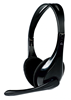 ΑΚΟΥΣΤΙΚΑ POWERTECH Headphones με μικρόφωνο PT-734 105dB, 40mm, 3.5mm, 1.8m, μαύρο