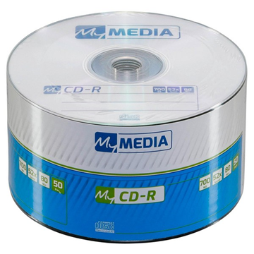 CD-R MY MEDIA 700MB X52 80min 50ΑΔΑ ΖΕΛΑΤΙΝΑ