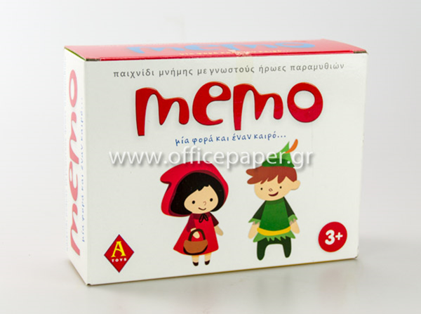ΕΠΙΤΡΡΑΠΕΖΙΟ ΜΕΜΟ-ΜΝΗΜΗΣ ΜΙΑ ΦΟΡΑ ΚΑΙ ΕΝΑ ΚΑΙΡΟ  Α-TOYS  Νο4524