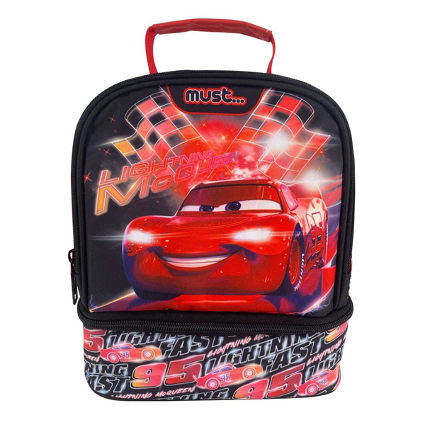 Τσαντάκι Φαγητού Ισοθερμικό Disney Cars Lighting Fast Must 2 Θήκες