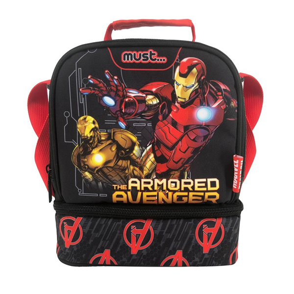 Τσαντάκι Φαγητού Ισοθερμικό Avengers Iron Man Must 2 Θήκες