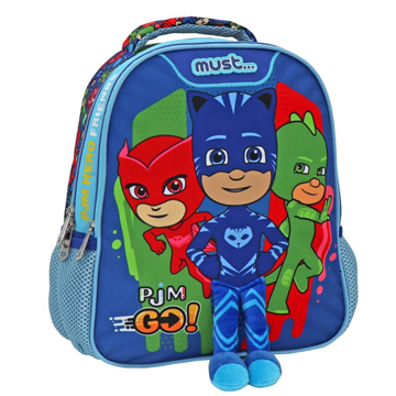 Σχολική Τσάντα Πλάτης Νηπίου PJ Masks Go Must 2 Θήκες