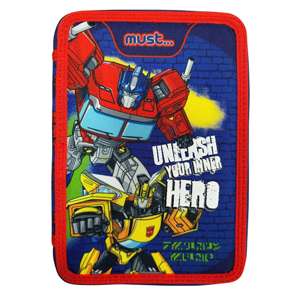 Κασετίνα Διπλή Γεμάτη Transformers Unlease Your Inner Hero Must