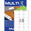 ΕΤΙΚΕΤΕΣ MULTI 3  63.5X46.6mm  Π100Φ LASER-INKJET-COPY