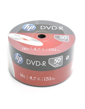 DVD-R HP 4.7GΒ Χ16 SPIN 50τεμ.