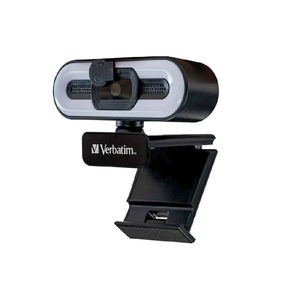 ΚΑΜΕΡΑ WEB Verbatim AWC-02 FHD 1080P Autofocus Webcam + Mic + Light - 49579