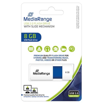 MNHMH USB MEDIA RANGE 8GB USB 2.0 BLACK MR-971