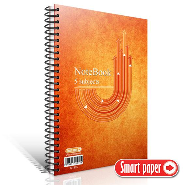 ΤΕΤΡΑΔΙΟ ΣΠ. NOTEBOOK Α4 5Θ ΔΙΑΦΟΡΑ ΧΡΩΜΑΤΑ 150φ./250σελ.