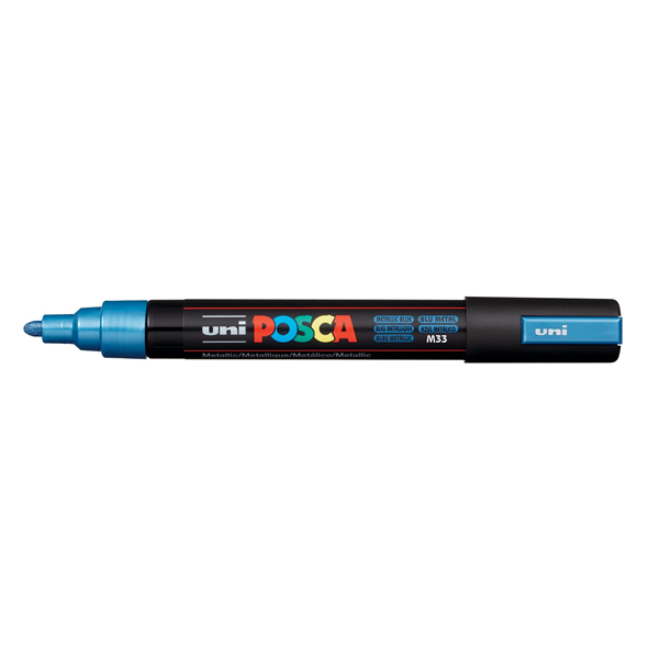 ΜΑΡΚΑΔΟΡΟΣ UNI POSCA PC-5Μ 1.8-2.5mm METALIC BLUE