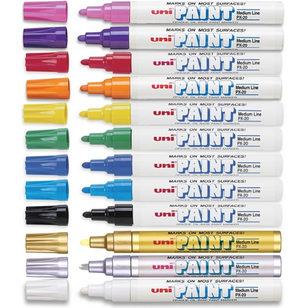 ΜΑΡΚΑΔΟΡΟΣ UNI PX-20 ΧΡΥΣΟΣ  ΣΤΡΟΓΓΥΛΗ ΜΥΤΗ