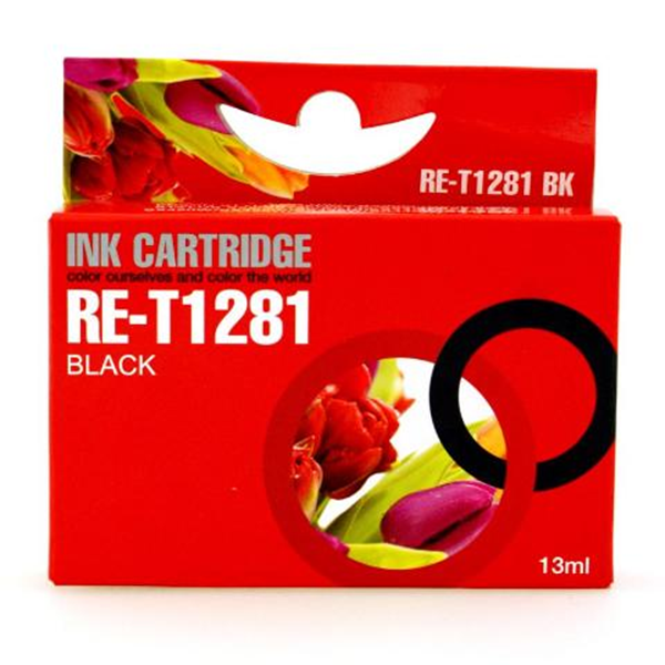 ΜΕΛΑΝΗ EPSON T1281 ΜΑΥΡΗ ΣΥΜΒΑΤΗ 15ml