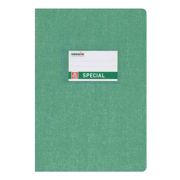 ΤΕΤΡΑΔΙΟ JEANS SPECIAL 17Χ25  50Φ ΠΡΑΣΙΝΟ ΤΥΠΟΤΡΑΣΤ