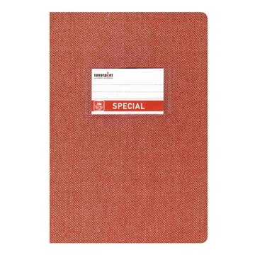 ΤΕΤΡΑΔΙΟ JEANS SPECIAL 17Χ25  50Φ KOKKINO  ΤΥΠΟΤΡΑΣΤ