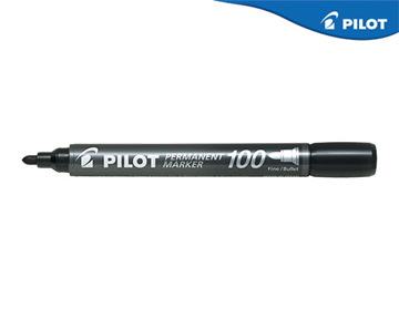ΜΑΡΚΑΔΟΡΟΣ PILOT ΑΝΕΞΙΤΗΛΟΣ ΜΑΥΡΟΣ No SCA-100  ΣΤΡΟΓΓΥΛΗ ΜΥΤΗ -FINE JAPAN