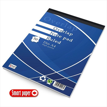 ΜΠΛΟΚ ΓΡΑΦΗΣ Α4 SMART OVERLAP  50Φ ΡΙΓΕ