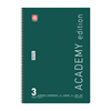 ΤΕΤΡΑΔΙΟ ΣΠΙΡΑΛ ACADEMY 21X29cm Α4 3 ΘΕΜΑΤΑ 90φ. ΑΣΟΡΤΙ ΧΡΩΜΑΤΑ 70ΓΡ