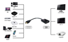 ΑΝΤΑΠΤΟΡΑΣ ΕΙΚΟΝΑΣ POWERTECH HDMI σε VGA (F) PTH-023, 1920x1200p, μαύρο