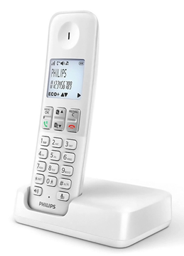 ΤΗΛΕΦΩΝΟ ΑΣΥΡΜΑΤΟ PHILIPS D250 ΛΕΥΚΟ ,ΑΝΟΙΧΤΗ ΑΚΡΟΑΣΗ, ΕΛΛΗΝΙΚΟ ΜΕΝΟΥ,