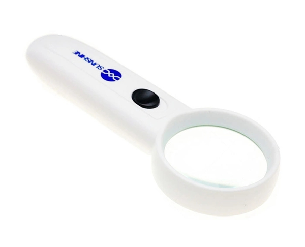 ΜΕΓΕΘΥΝΤΙΚΟΣ ΦΑΚΟΣ ΧΕΙΡΟΣ ΜΕ ΦΩΣ 2 LED SUNSHINE MG6B-3  Φ50mm, 5x