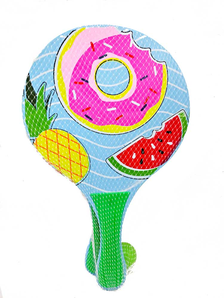 ΡΑΚΕΤΕΣ ΠΑΡΑΛΙΑ GREECE +ΜΠΑΛΑΚΙ  38ΕΚ Φ24ΕΚ ΠΑΧΟΣ 8mm