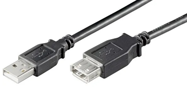 ΚΑΛΩΔΙΟ USB 2.0 ΑΡΣΕΝΙΚΟ-ΘΥΛΗΚΟ  ΕΠΕΚΤΑΣΗ 1.8Μ GOOBAY 93599