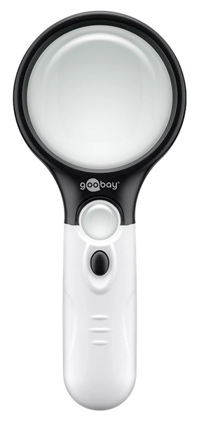 ΜΕΓΕΘΥΝΤΙΚΟΣ ΦΑΚΟΣ GOOBAY ΧΕΙΡΟΣ ΜΕ ΦΩΣ 2 LED 1.75x & 12.25x