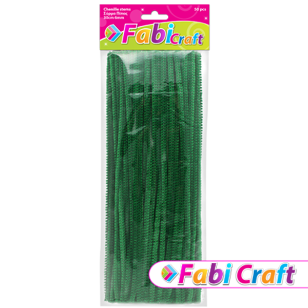 ΣΥΡΜΑ ΠΙΠΑΣ FABI ΠΡΑΣΙΝΟ 6mm Χ 30cm ΣΑΚ.50ΤΕΜ