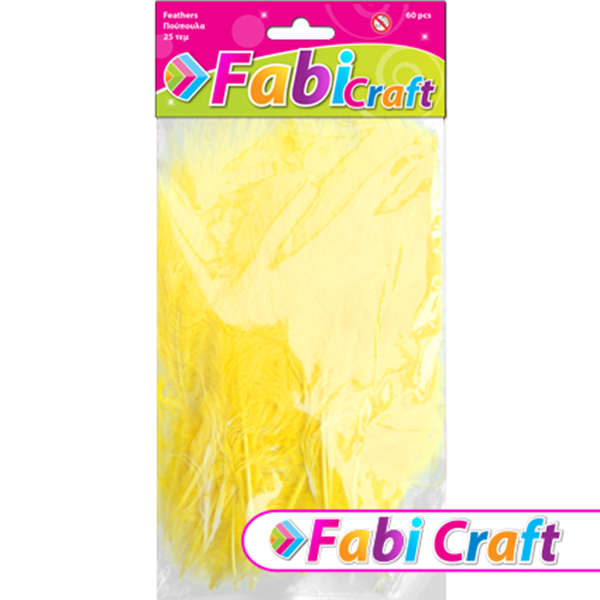 ΠΟΥΠΟΥΛΑ ΧΕΙΡΟΤΕΧΝΙΑΣ FΑΒΙ +-14εκ. 10ΓΡΑΜ  25TEM ΚΙΤΡΙΝΟ 130403