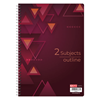 ΤΕΤΡΑΔΙΟ ΣΠ. OUTLINE 17Χ25 Β5 2Θ 4 ΧΡΩΜΑΤΑ 60φ./120σελ.